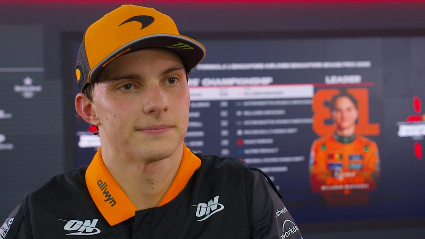 Piastri ‘very proud of the whole team’ for title success – but won’t be drawn on Norris clash