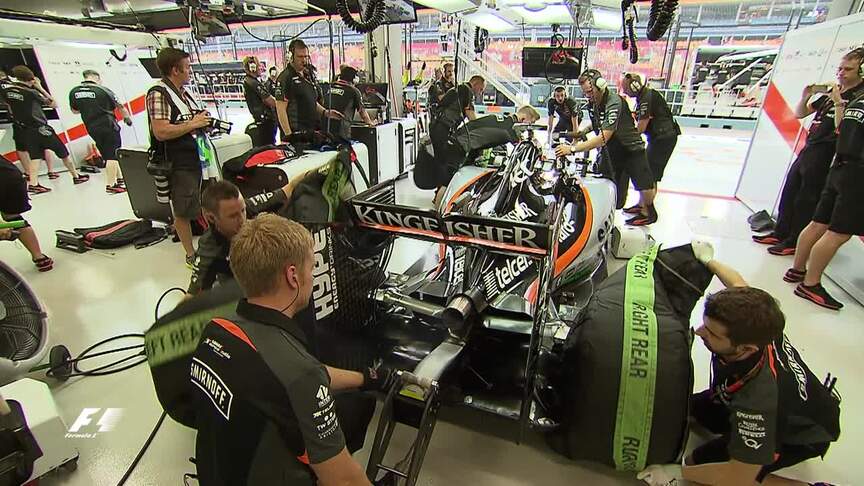 How do you start a Formula 1 car?