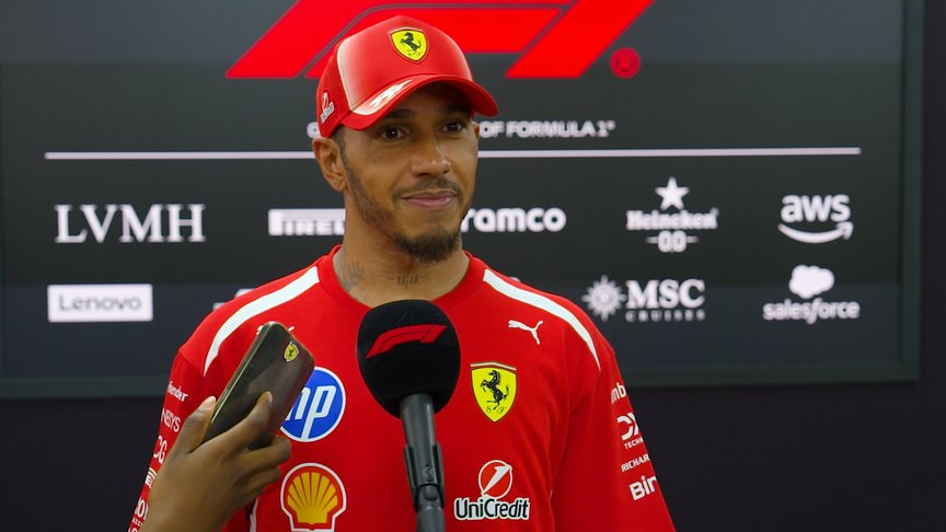‘It felt great’ – Hamilton explains his rocket start en route to P2 in the Sprint