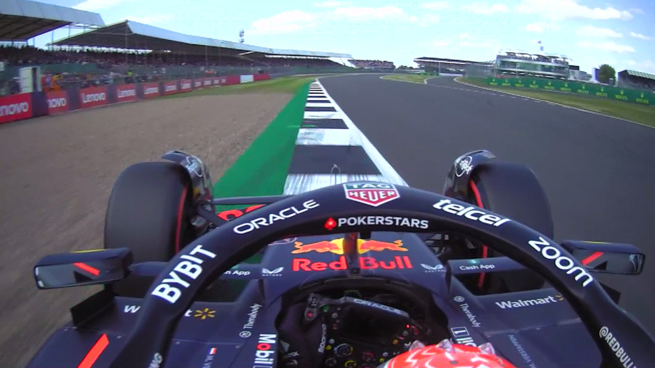 2023 British GP FP2: Onboard with Max Verstappen for the fastest lap of Friday practice at Silverstone