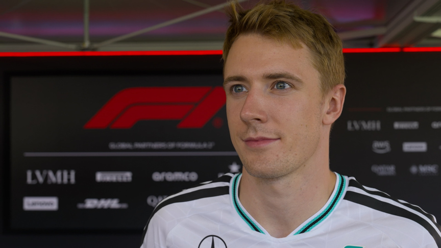 Vesti found ’some good surprises’ after first FP1 run for Mercedes in 2026