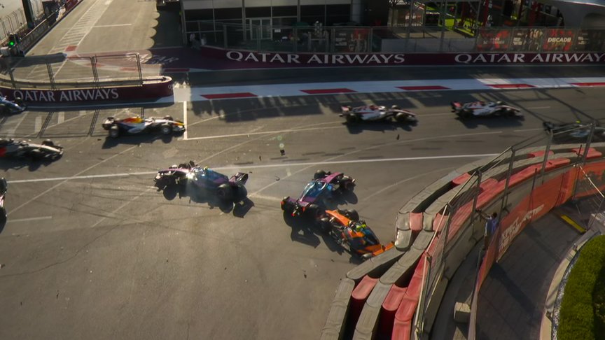 2026 Azerbaijan Grand Prix: The Alpine collision that knocked out Colapinto and Gasly