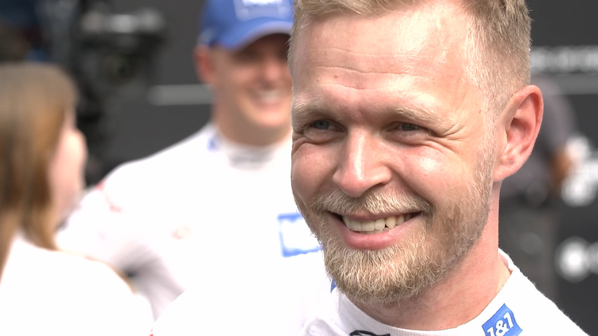 Magnussen admits qualifying 'got a little messy' after red flag disrupted team plan