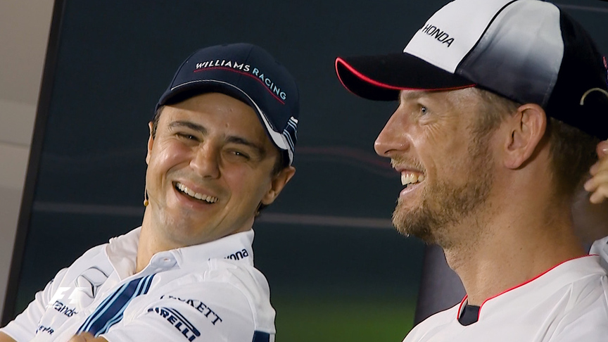 Button and Massa on saying goodbye to F1