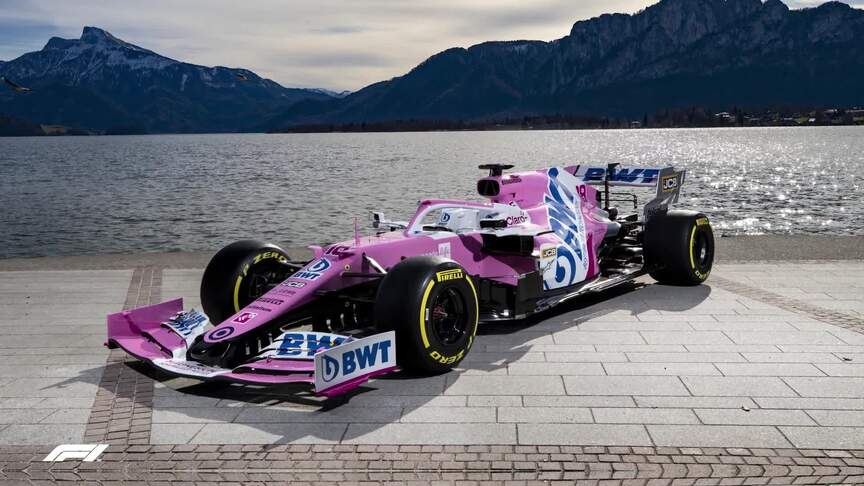 Racing Point's 2019 and 2020 cars compared
