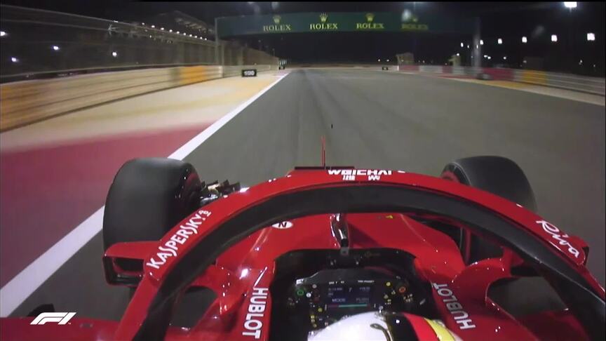 ONBOARD: Sebastian Vettel’s Bahrain pole lap