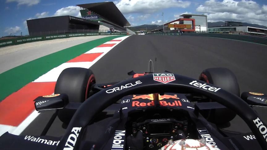 2021 Portuguese GP FP3: Onboard for Max Verstappen’s fastest lap