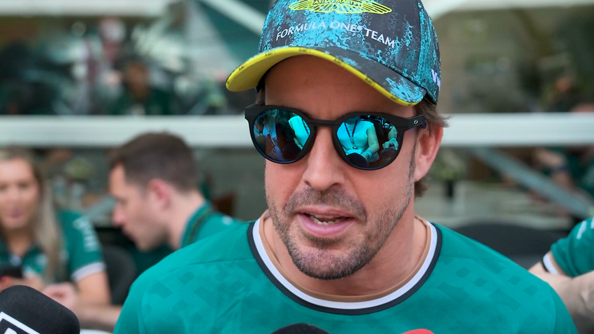 Alonso: Aston Martin being linked with 'legend of the sport' Adrian Newey is 'a good sign'