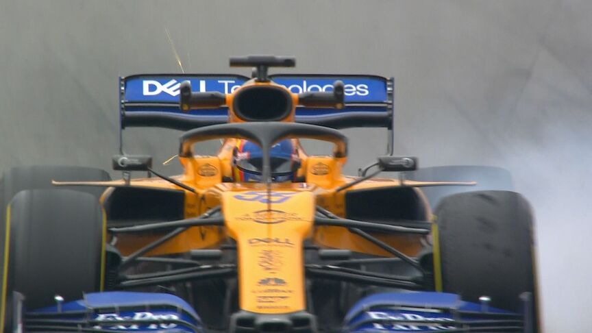 Testing Day 3: Sainz locks up and runs wide at T10