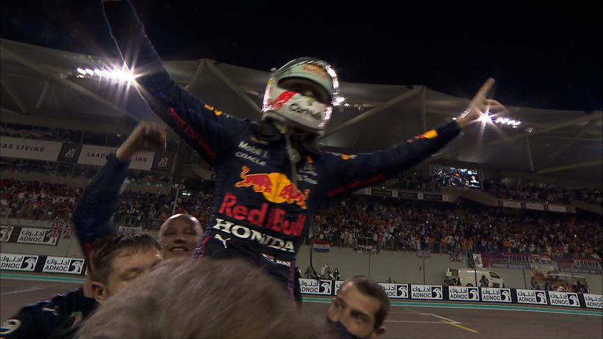 2021 Abu Dhabi Grand Prix: Emotional Verstappen celebrates maiden Formula 1 world title