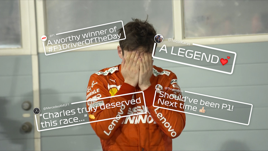 The internet reacts to Charles Leclerc's roller coaster Bahrain GP