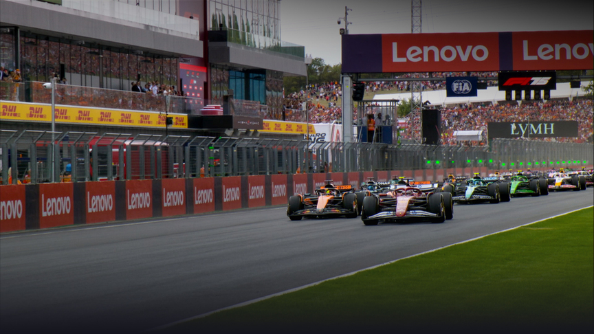 2025 Hungarian GP: A clean start for Leclerc but Norris loses two places on opening lap