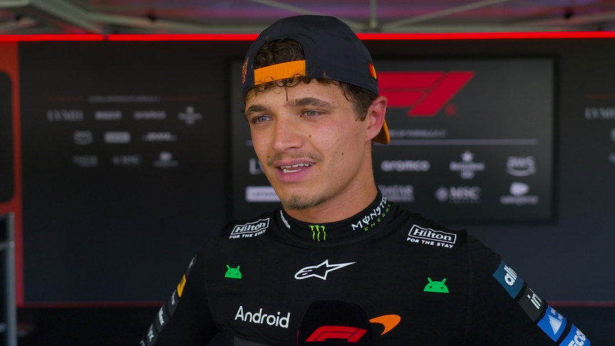 ‘It’s clear the car’s working better’ – Norris upbeat after topping FP2 in Barcelona