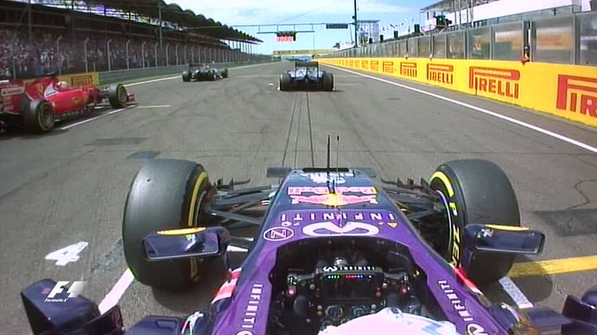 Hungary 2015 Onboard Lap 1 - Ricciardo