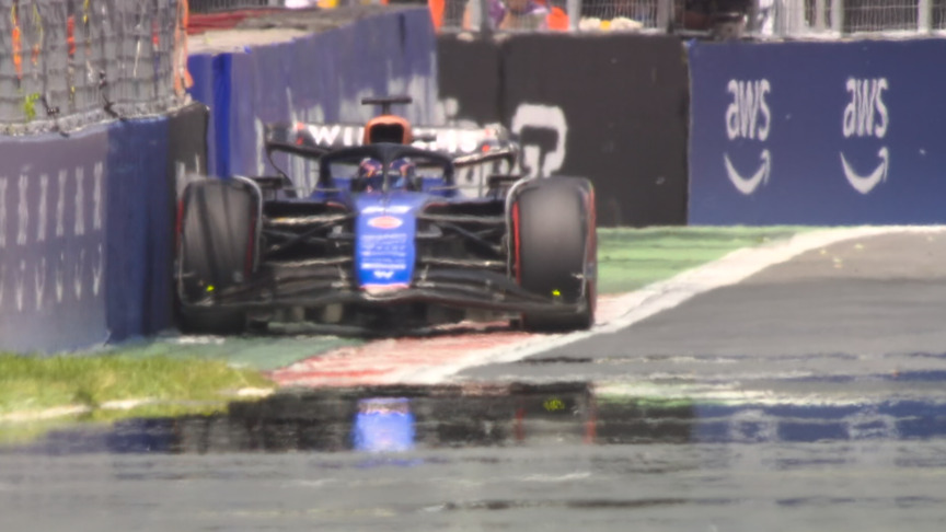 2024 Canadian GP FP3: Albon clips the barrier at the ‘Wall of Champions’