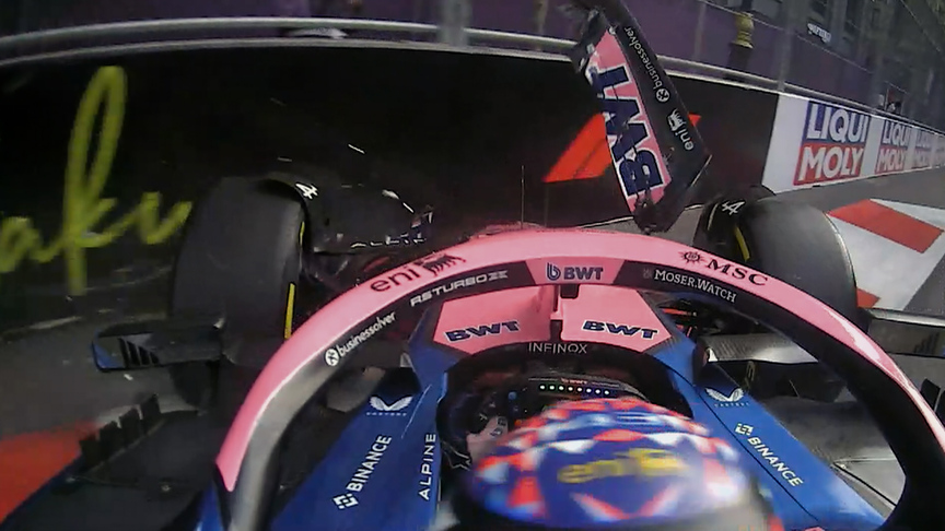 2025 Azerbaijan GP Qualifying: Heavy crash for Colapinto brings out the red flags again