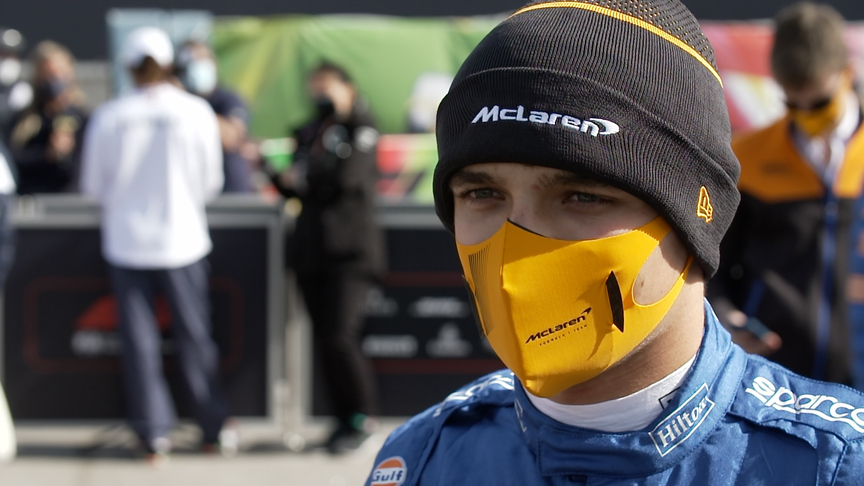 'Race of two halves' for Lando Norris at Portuguese Grand Prix