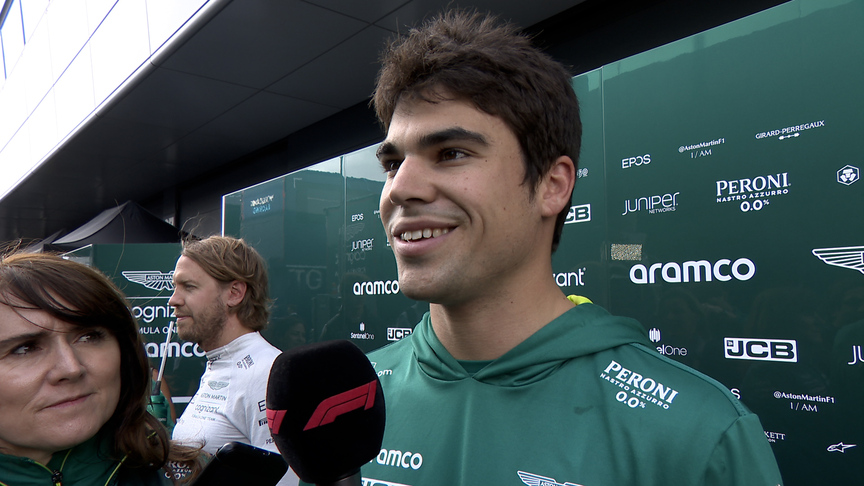 Lance Stroll 'positive' after P10 finish in Silverstone second practice