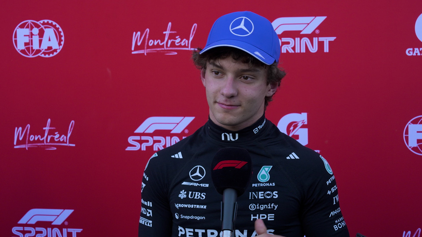 Antonelli pleased with P2 in Sprint Qualifying after ‘messy session’