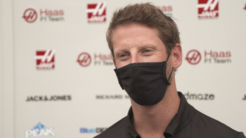 Romain Grosjean sees the changing Silverstone conditions as a challenge