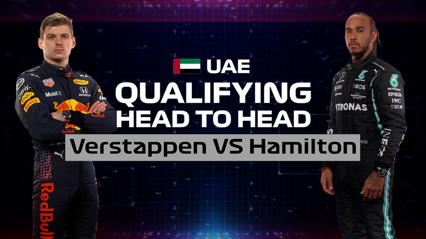 SIDE-BY-SIDE: How Verstappen beat Hamilton to pole at the Abu Dhabi GP