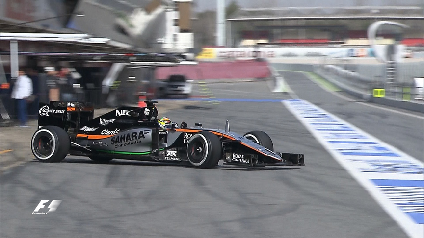 Perez impressed with new Force India's speed