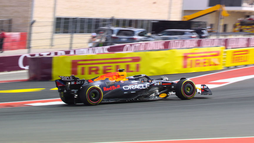 2024 United States GP Sprint: Max Verstappen crosses the line to take victory in the Sprint