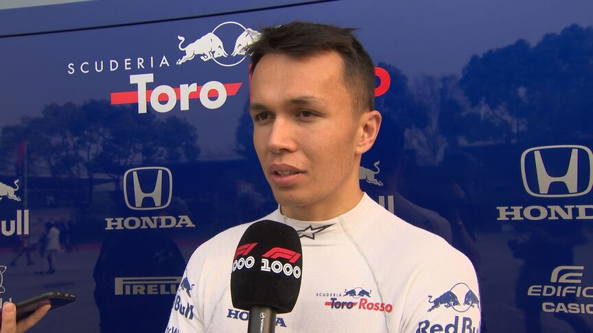 Alexander Albon: Happy with 'day of experimentation'