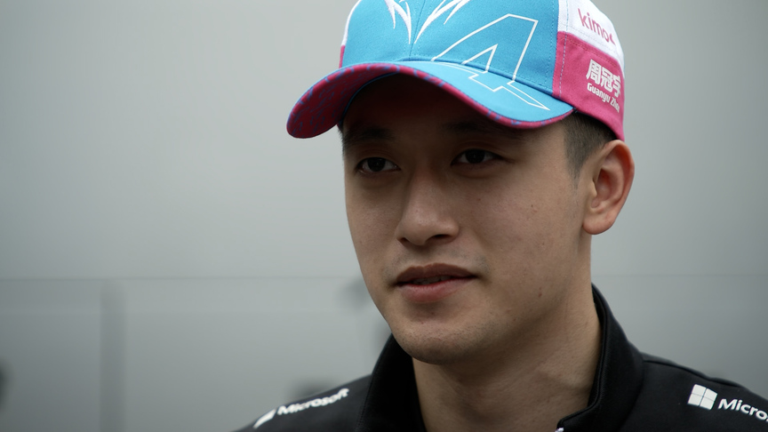 Zhou Guanyu ecstatic with competitive lap time at Austrian GP practice