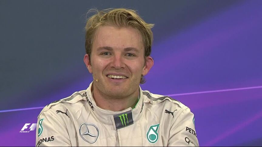 Nico Rosberg Interview nach dem Rennen in Mexiko