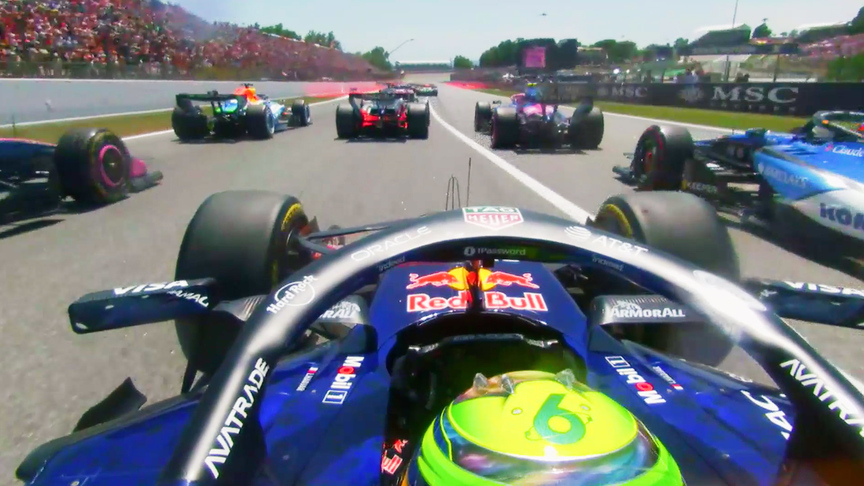 2026 Barcelona-Catalunya Grand Prix: Best race start onboards