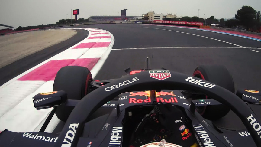 2021 French GP FP3: Onboard for Max Verstappen’s fastest lap