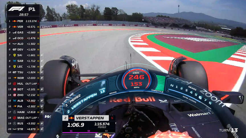 2023 Spanish GP FP1: Onboard with Verstappen as he speeds through new Sector 3 layout