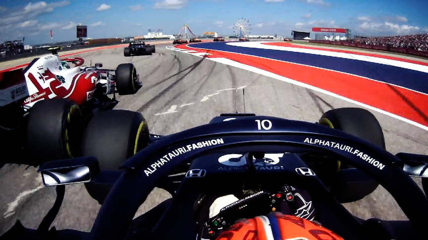 2021 United States Grand Prix: Best race start onboards