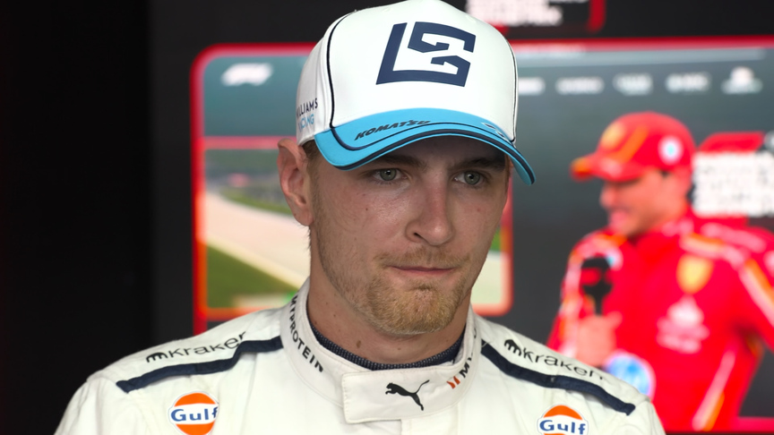 Sargeant sums up his race: ‘I took my front wing off on Lap 1 and that was it’