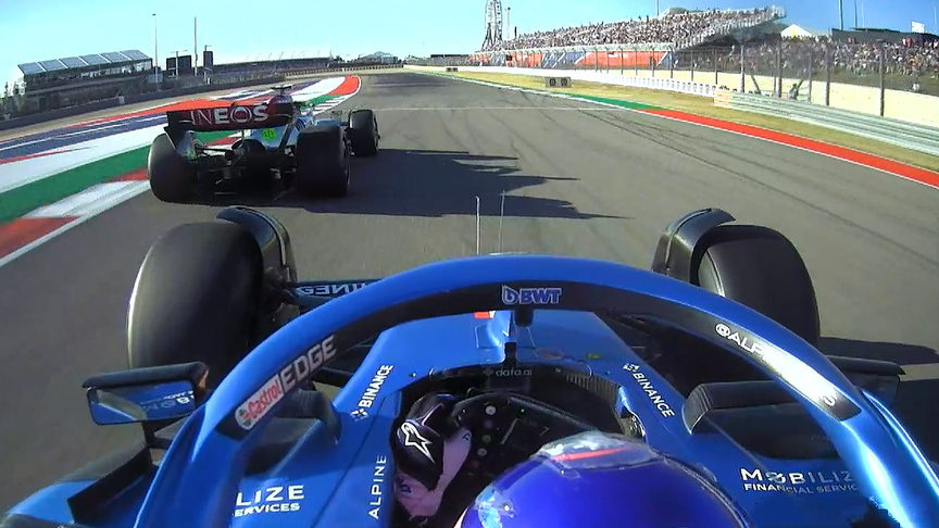 2022 United States GP FP2: Hamilton frustrates Alonso at Circuit of The Americas