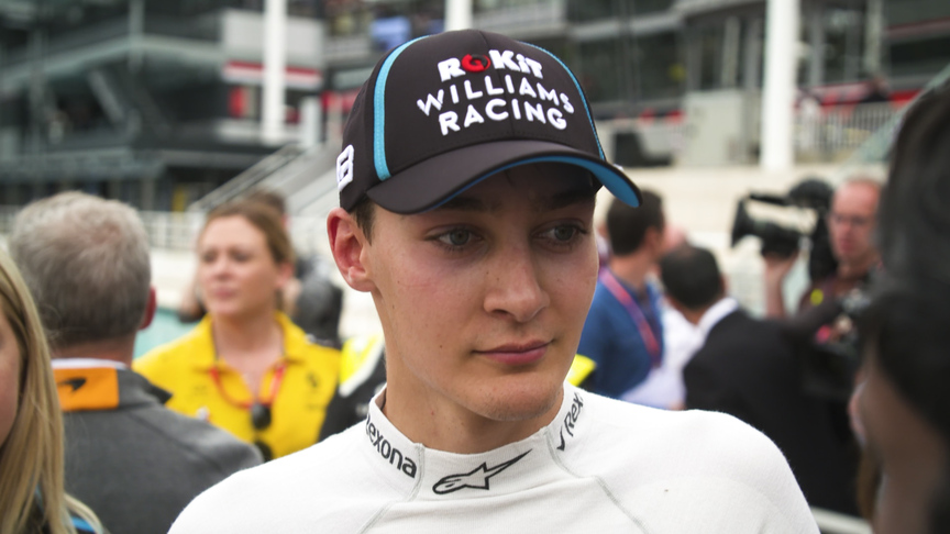 George Russell: A 'really positive' day in the car