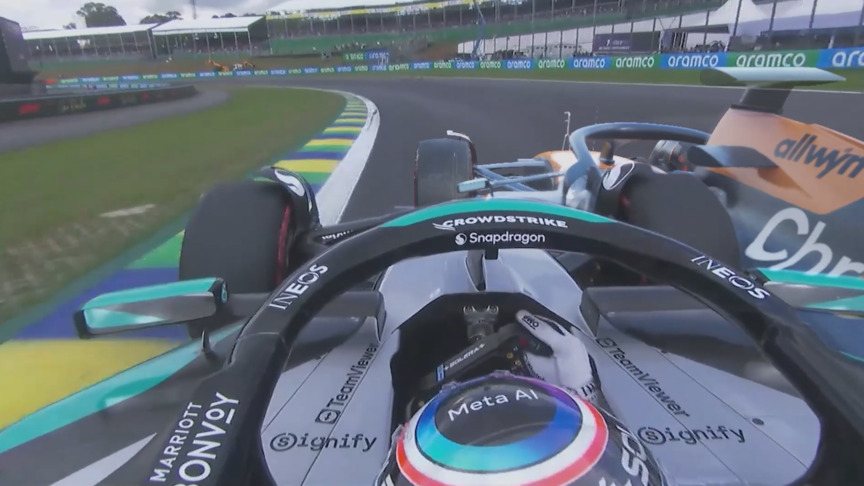 GHOST CAR: See how close Antonelli came to taking pole from Norris at Interlagos