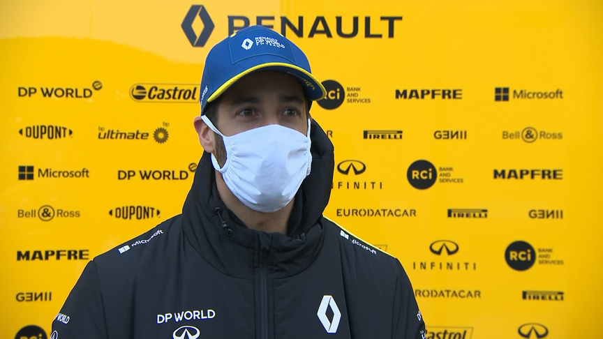 Daniel Ricciardo aiming for 'Olympic level' performance on ice