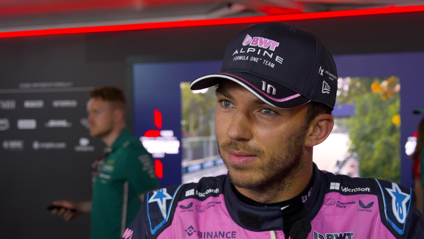 Gasly: Alpine searching for ‘magic bullet’ with set-up options in Baku