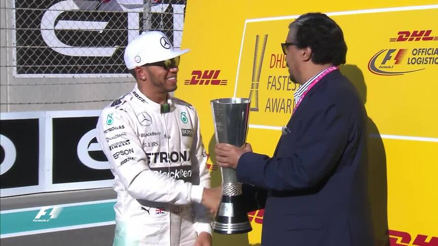 Hamilton Fastest Lap Award 2015