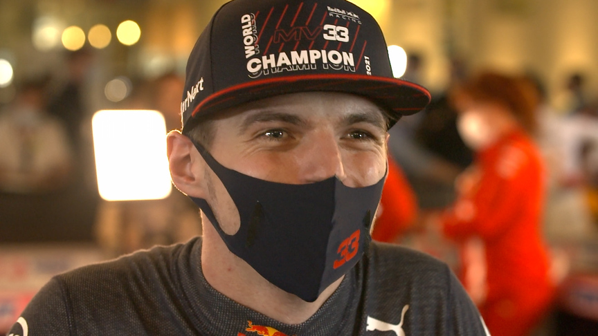 Max Verstappen: Winning title feels 'pretty crazy' -  I'm going to 'hug my engineer to death'