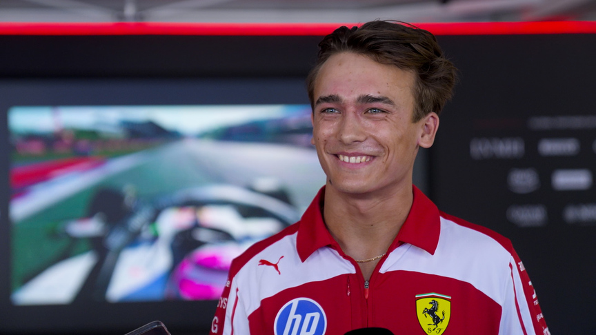 Beganovic after Austria FP1: 'Amazing to be in a Formula 1 car... and especially in a Ferrari'