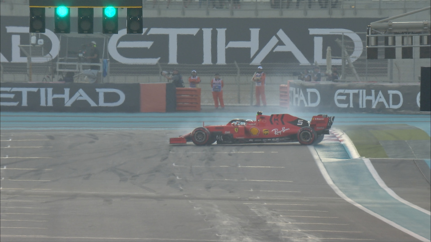 Qualifying: Vettel spins on the pit straight