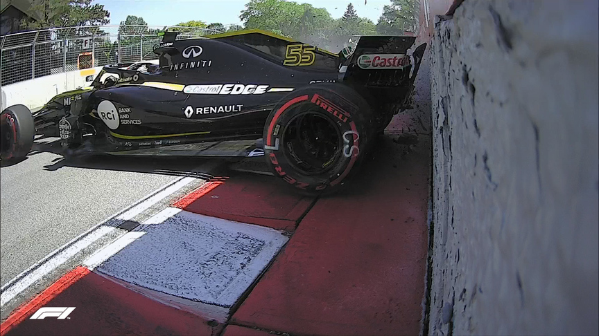 FP2: Half spin sends Sainz into the wall