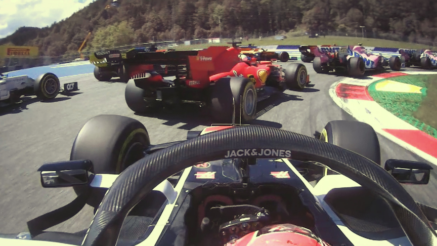 Austrian Grand Prix 2020: First lap onboards