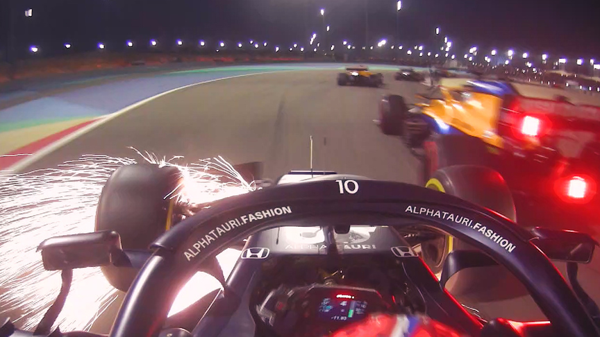 Top 10 Onboard Moments - Bahrain GP 2021