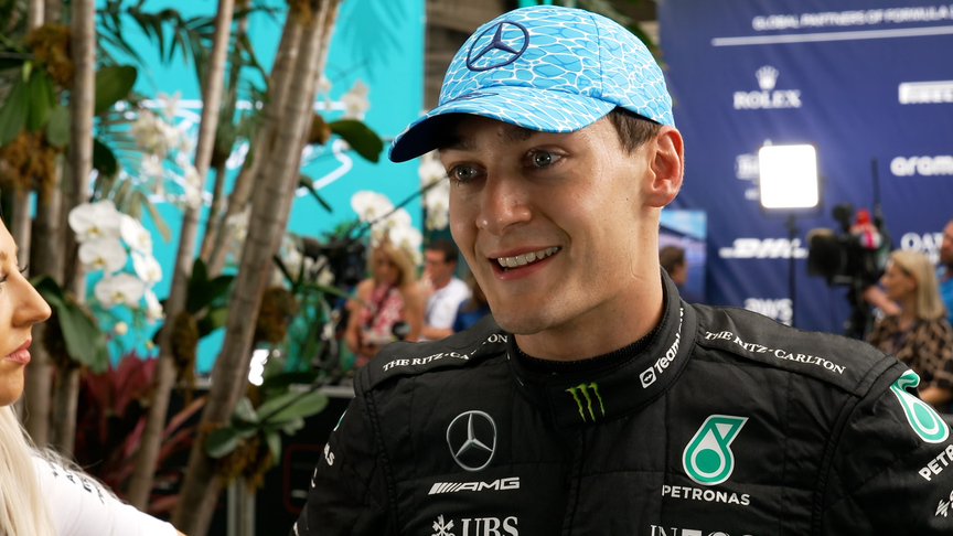 Russell taking ‘no pride’ in P6 grid slot in Miami