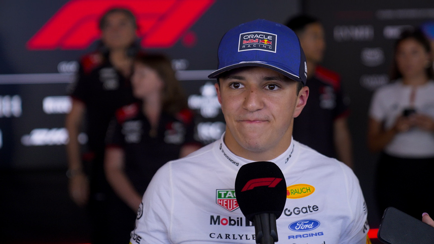 Hadjar: the car 'feels like the usual' after upgrades