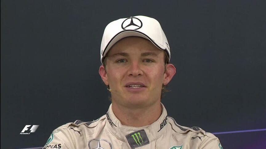 Nico Rosberg Interview nach dem Rennen in Japan